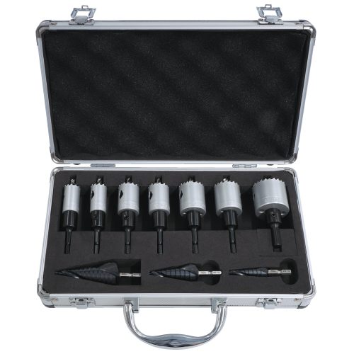 BLTACMSBTSET ツバなし バイメタルホールソー・窒化チタンステップドリルセット